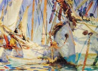 John Singer Sargent White Ships Norge oil painting art